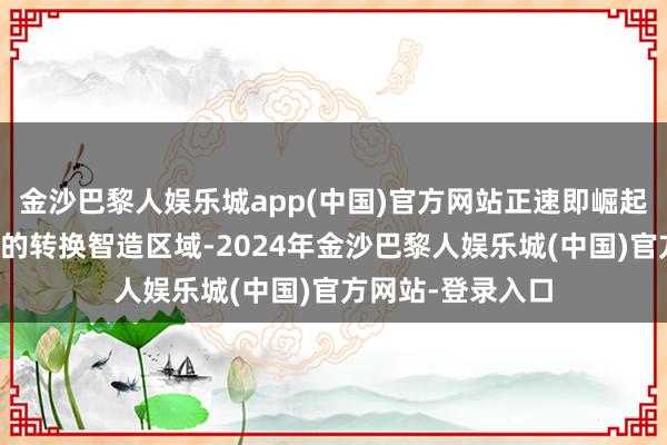 金沙巴黎人娱乐城app(中国)官方网站正速即崛起为中国最具活力的转换智造区域-2024年金沙巴黎人娱乐城(中国)官方网站-登录入口